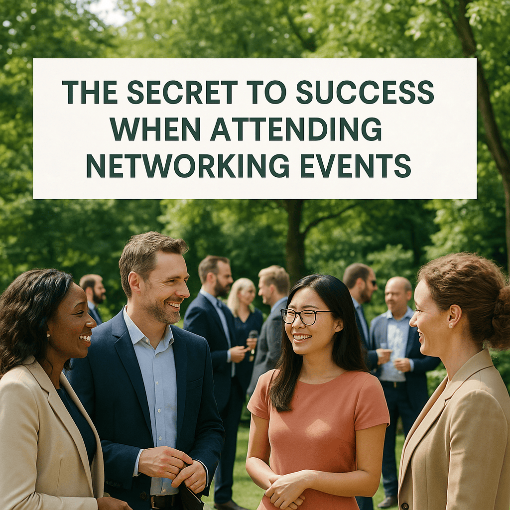 The Secret to Success When Attending Networking Events
